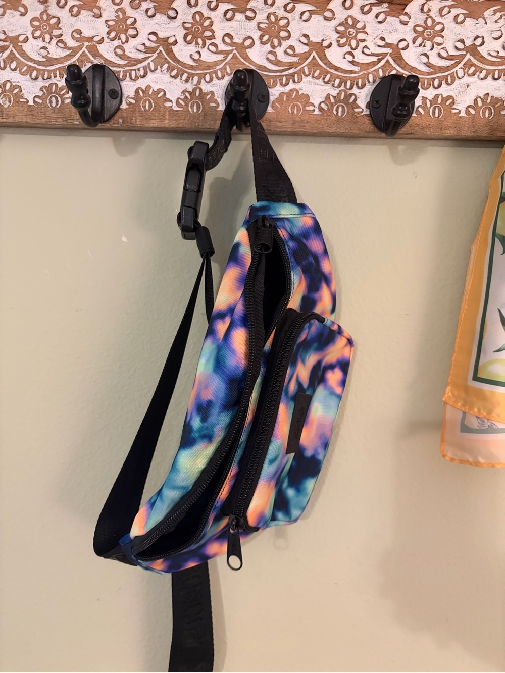 Multicolor Tie-Dye Crossbody Sling Bag - Women